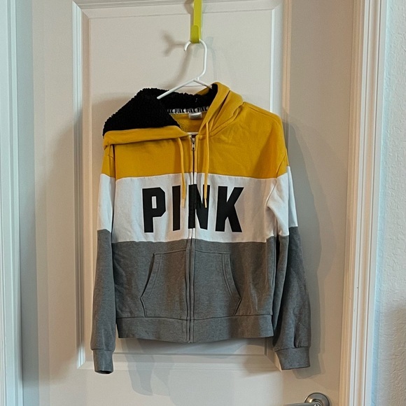 PINK Victoria's Secret Tops - victoria’s secret pink zip